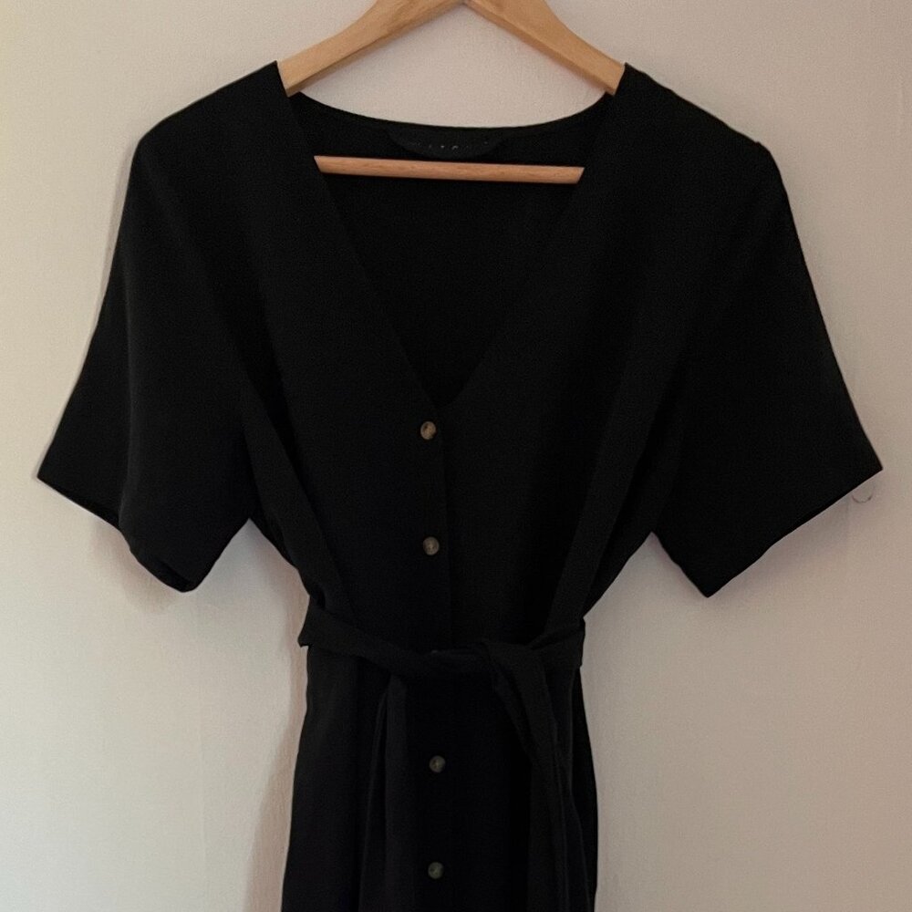 Hatch The Noelle Black Coverall Jumpsuit | size 2 - Picture 13 of 14